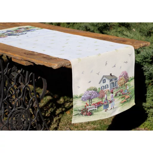 KALAPOS HÖLGYEK PRÉMIUM GOBELIN KIS FUTÓ KIS FUTÓ 37X100 CM
