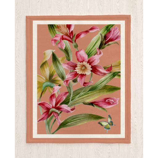 BELLA PILLANGÓS, VIRÁGOS, KÉT RÉSZES KONYHARUHA SZETT 50X70 CM