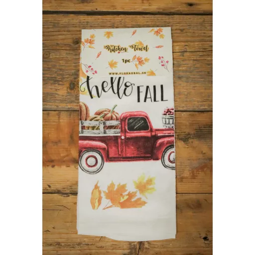 HELLO FALL ŐSZI PAMUT KONYHARUHA 1 DB-OS