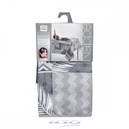 Neha black szennytaszító asztalterítő, XL-es, 150x240 cm