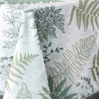   Melisandre páfrány mintás szennytaszító asztalterítő, XL-es, 150x240 cm