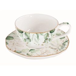 Porcelán teáscsésze+alj 250ml,Botanique