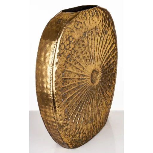 Nagyméretű antik arany dekor váza – 61 cm