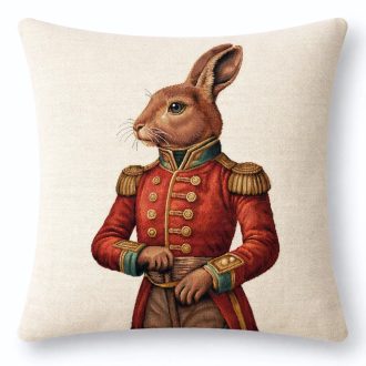 Royal Rabbit nyulas díszpárna huzat