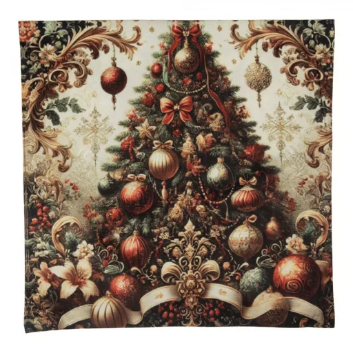 Párnahuzat 'CHRISTMAS', 45x45cm 