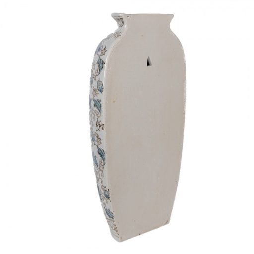 Függeszthető váza – 38 cm, fehér-kék 
