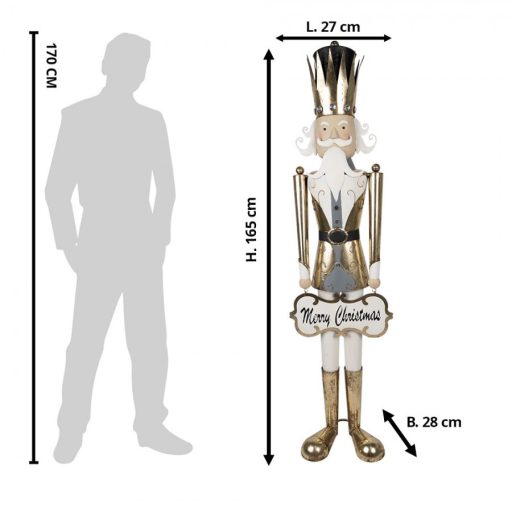 ÓRIÁS DIÓTÖRŐ DEKORÁCIÓ, 165 CM