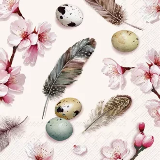   Beautiful sakura húsvéti szalvéta (koktél), 3 rétegű, 20 db/csomag, IHR