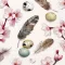 Beautiful sakura húsvéti szalvéta (koktél), 3 rétegű, 20 db/csomag, IHR