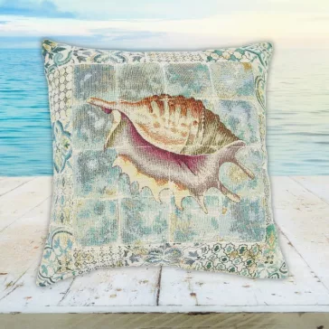 KAGYLÓS PRÉMIUM GOBELIN DÍSZPÁRNA HUZAT 45X45 CM