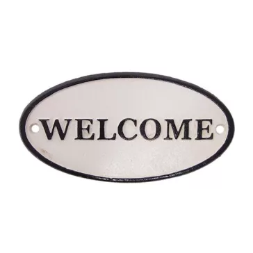 WELCOME tábla 