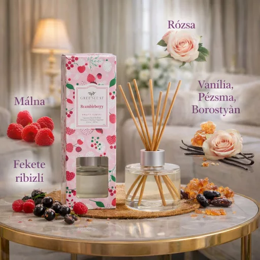 Greenleaf Brambleberry Signature Reed Diffuser – pálcás illatosító- 118 ml