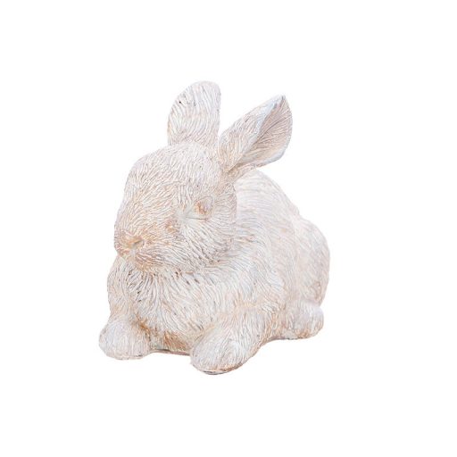 Nyuszi alakú polyresin kulcstartó, 11 x 7,55 cm