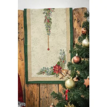   BELLS CSENGŐS, ÜNNEPI ASZTALI FUTÓ, 44X140 CM, ARANY LUREX