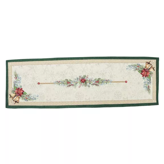 BELLS CSENGŐS, ÜNNEPI ASZTALI FUTÓ, 44X140 CM, ARANY LUREX