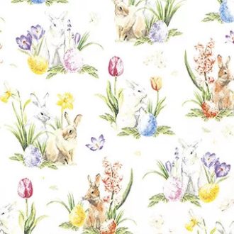   TULIP GARDEN HÚSVÉTI SZALVÉTA, 3 RÉTEGŰ, 20 DB/CSOMAG, HOME FASHION, 33x33 cm