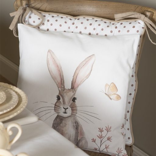PÁRNAHUZAT, 40X40 CM, RUSTIC EASTER BUNNY