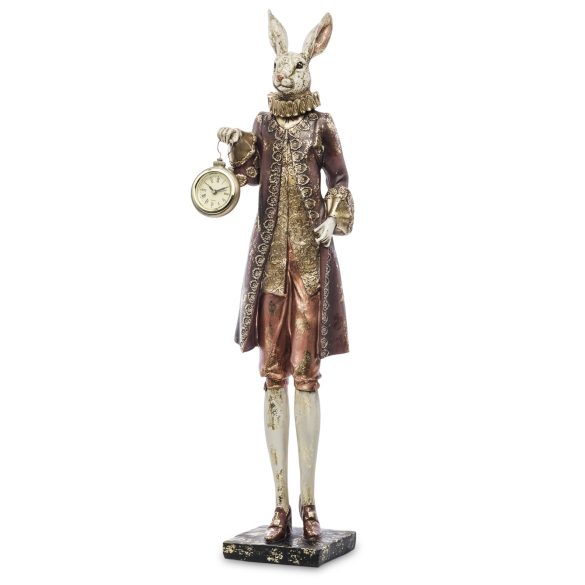 Nyúl figura órával 57 cm
