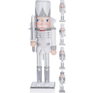 Diótörő figura 25 cm SILVER