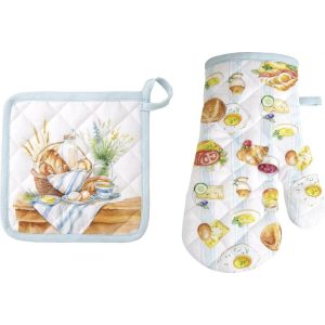 Breakfast Time reggelizős kesztyű és edényfogó szett – IHR | Német minőség