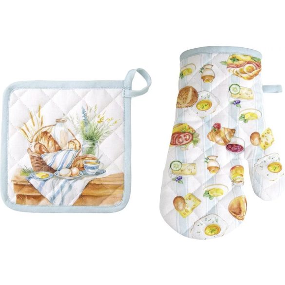 Breakfast Time reggelizős kesztyű és edényfogó szett – IHR | Német minőség