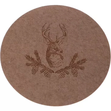 Tányéralátét DEER BROWN