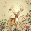 Opulent Deer karácsonyi szalvéta, 3 rétegű, 20 db/csomag, IHR, 33x33 cm