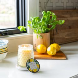 Citron Sol (Citrom mező) illatgyertya nagy 