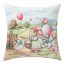 Farmhouse húsvéti nyuszi lányos díszpárna huzat