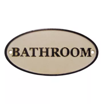 Bathroom tábla