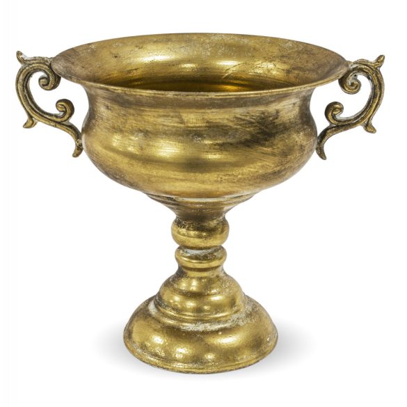 Arany fém váza/kaspó