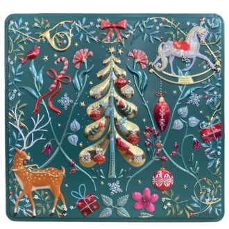 Zöld ünnepi sütis doboz