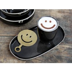 Kávé stencil SMILEY