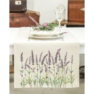 LEVENDULAMEZŐ PRÉMIUM GOBELIN KIS FUTÓ TERÍTŐ 37X100 CM