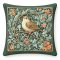 Erdei madár, zöld keretes (B) díszpárna huzat