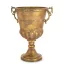 Antik aranyszínű fém kaspó – 62 cm