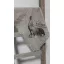 Shabby stílusú kakas mintás lenvászon konyharuha 45×45 cm