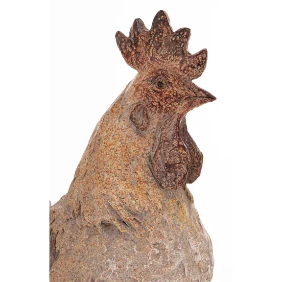 Kakas szobor – rusztikus kerti és otthoni dísz 44 cm