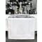 EZÜST LUREX ASZTALI FUTÓ, KARÁCSONYFA MINTÁS, 44X140 CM