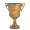 Antik aranyszínű fém kaspó – 53 cm