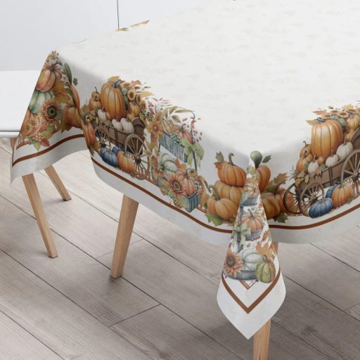 HARVEST ŐSZI TÖKÖS, LEVELES 140X180 CM ASZTALTERÍTŐ