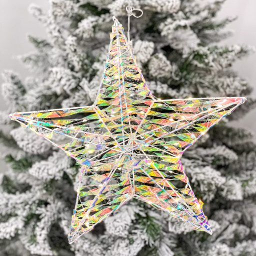 LED-ES VILÁGÍTÓ DEKOR CSILLAG, 40 CM