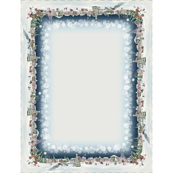 Frosty karácsonyi hóemberes asztalterítő, 137x240 cm, ezüst lurex
