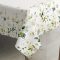 WHITE ROSE VIRÁGOS ASZTALTERÍTŐ, 100X100 CM