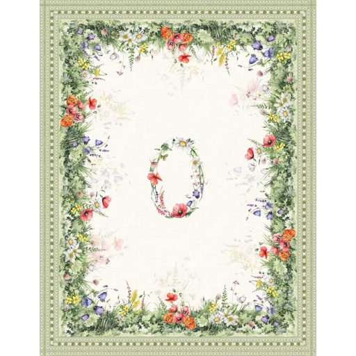 POPPY PIPACS MINTÁS VIRÁGOS 140X180 CM ASZTALTERÍTŐ