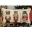 NUTCRACKERS DIÓTÖRŐK DÍSZPÁRNA HUZAT TÖLTETTEL, HOSSZÚKÁS, ARANY LUREX