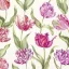 Estelle cream tulipános szalvéta, 3 rétegű, 20 db/csomag, IHR