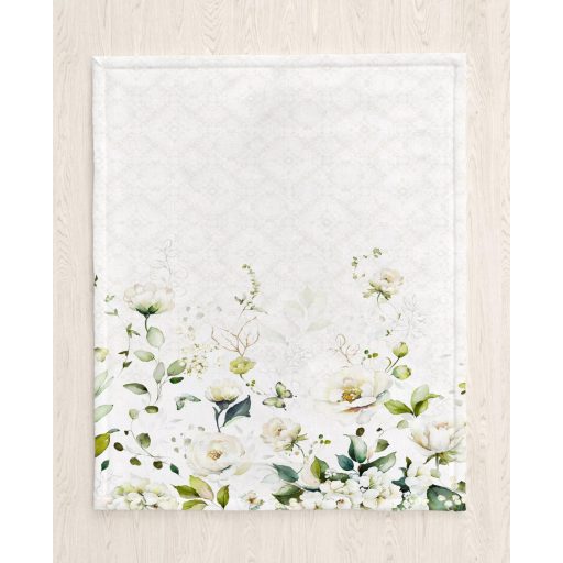 WHITE ROSE VIRÁGOS, KÉT RÉSZES KONYHARUHA SZETT 40X60 CM