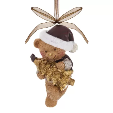 Karácsonyi macis függődísz – 8 cm