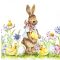 SWEET BUNNY HÚSVÉTI SZALVÉTA, 3 RÉTEGŰ, 20 DB/CSOMAG, HOME FASHION,33x33 cm